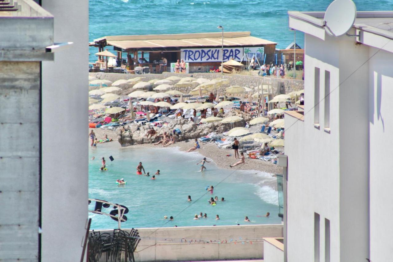 1Bd Sea View Apts Veliki Pjesak "Hajrudin" Dobra Voda Exteriér fotografie